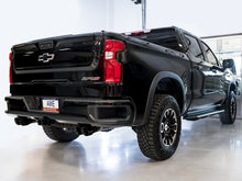 Load image into Gallery viewer, AWE Tuning 22-23 GMC Sierra 1500 AT4X 6.2L 0FG Catback Split Dual (Flat Bumper) - Diamond Black Tips - 3015-43284