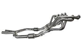 Kooks 05-10 Ford Mustang GT Manual 1 5/8in x 2 1/2in SS Long Tube Headers and OEM Catted SS X Pipe - 1131H020