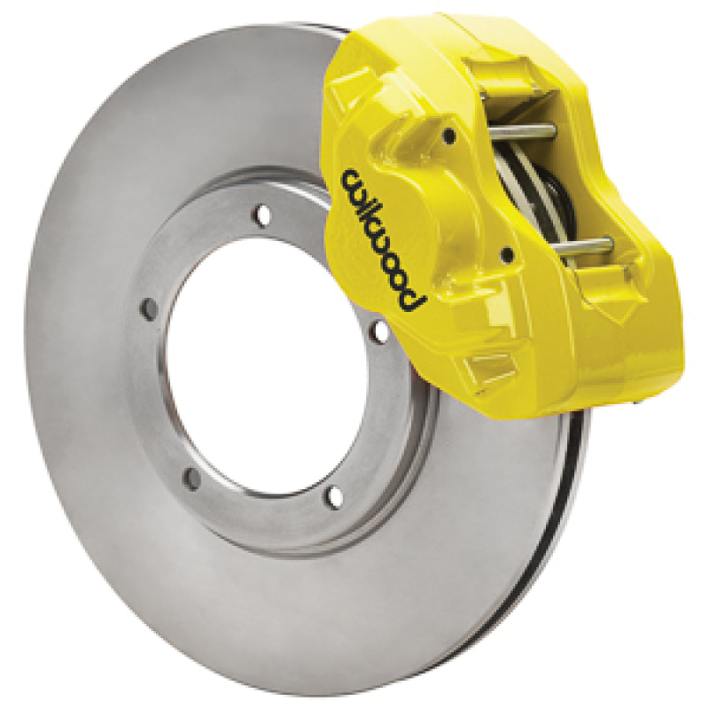Wilwood 75-83 Porsche 911 D45 11.10in. Front Brake Kit w/ Flex Lines - Yellow - 140-17653-Y
