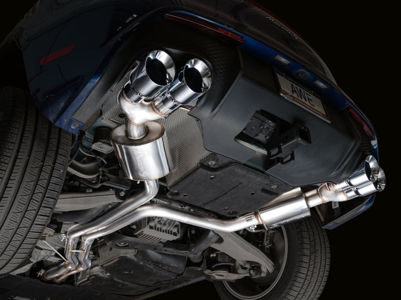 AWE Tuning 2022+ Porsche Macan 2.9TT Touring Edition Cat-Back Exhaust w/ Chrome Silver Tips - 3015-42952