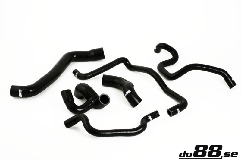 do88 92-97 Opel Calibra 2.0T/89-95 Opel Vectra A 2.0T (C20LET) Coolant Hoses - Black - DO88-KIT92S