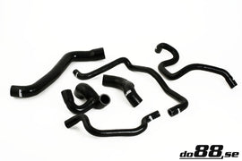 do88 92-97 Opel Calibra 2.0T/89-95 Opel Vectra A 2.0T (C20LET) Coolant Hoses - Black - DO88-KIT92S