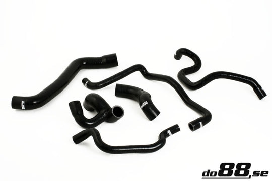 do88 92-97 Opel Calibra 2.0T/89-95 Opel Vectra A 2.0T (C20LET) Coolant Hoses - Black - DO88-KIT92S