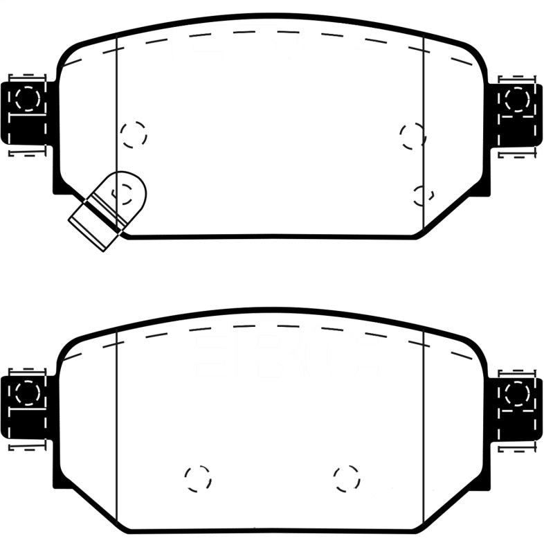EBC 2017+ Mazda 3 2.0L Ultimax2 Rear Brake Pads - UD2042