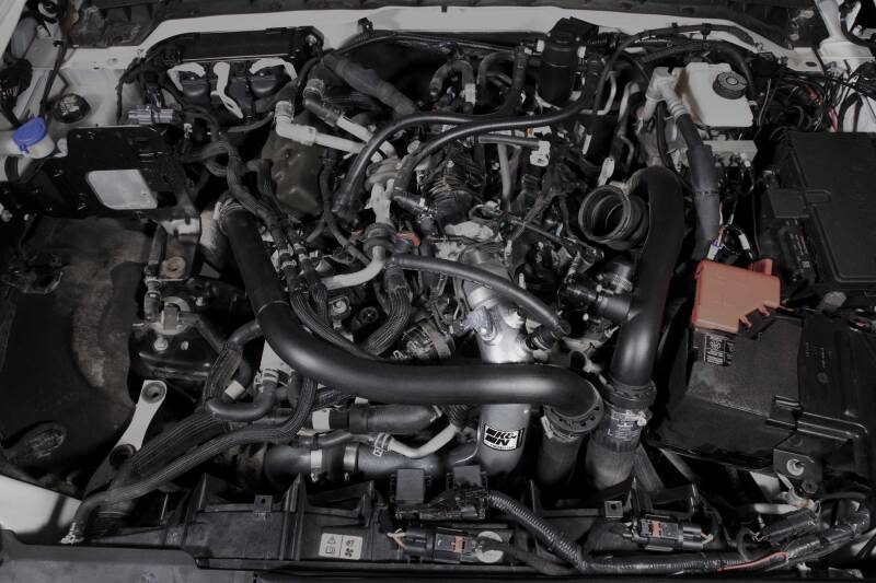 K&N 2023 Ford Bronco Raptor 3.0L V6 Aluminum Charge Pipe Kit - Gunmetal Gray - 77-1020KC