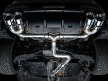 Load image into Gallery viewer, AWE Tuning MK8 Volkswagen Golf R 3in Track Edition Quad Exhaust - Chrome Silver Tips - 3020-42658