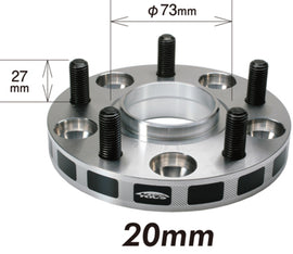 Project Kics 20mm Thick 12x1.50 60mm Hub 5x114.3 Wide Tread Spacers - W5120W160