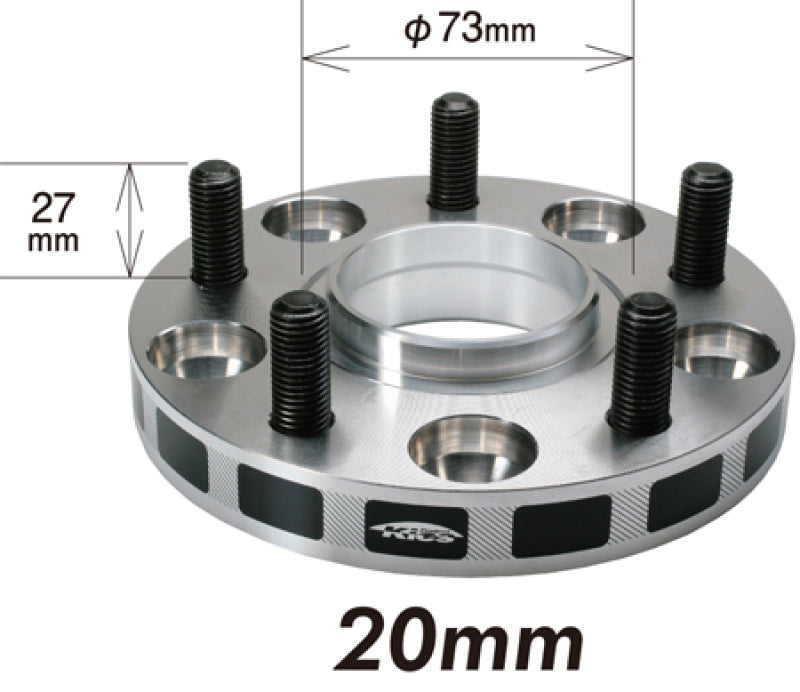 Project Kics 12X1.50 5x114.3 67MM Hub Wide Tread Spacers - 20MM - W5120W167