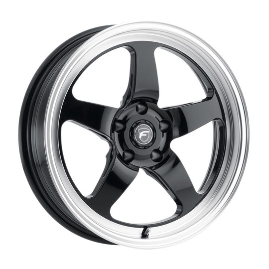 Forgestar D5 Drag 17x11 / 5x120.65 BP / ET43 / 7.8in BS Gloss Black Wheel - F09171163P43