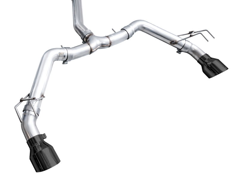 AWE Tuning 22+ Honda Civic Si/Acura Integra Track Edition Cat-Back Exhaust - Dual Diamond Black Tips - 3020-33331