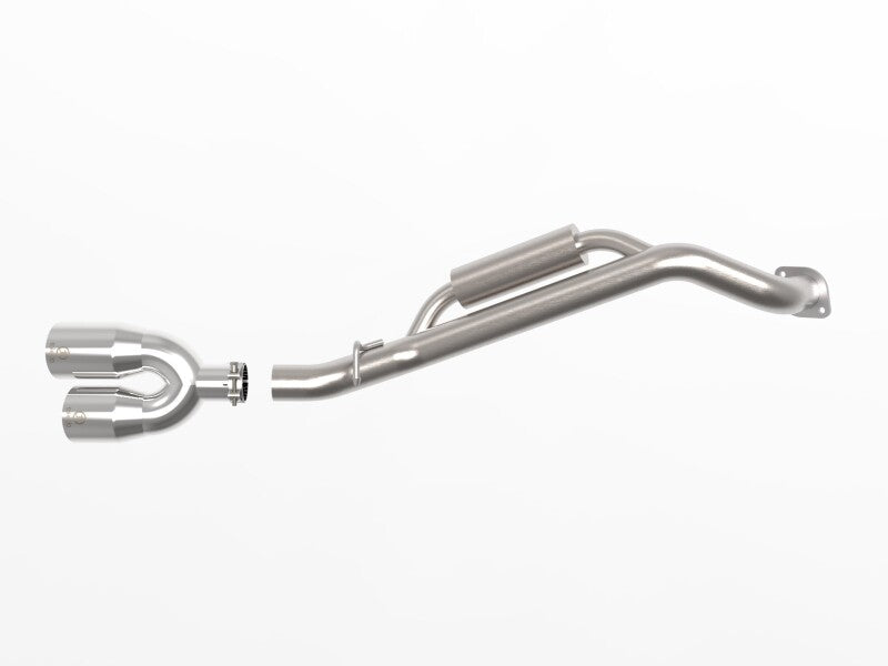 aFe Takeda 2-1/2in 304 Stainless Steel Axle-Back Exhaust w/ Polished Tip Hyundai Kona 24-26 L4-1.6L - 49-37046-P