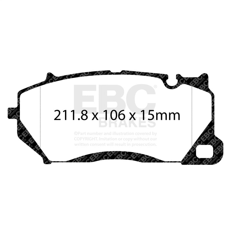 EBC 19-23 Audi RS6 C8 / RS7 4G9 4.0 Twin Turbo Bluestuff Front Brake Pads - DP52492NDX