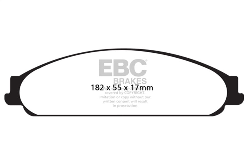EBC 04-07 Ford Five Hundred 3.0 Greenstuff Front Brake Pads - DP21730