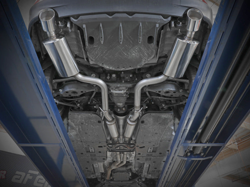 aFe POWER Takeda 16-17 Lexus IS200t L4-2.0L (t) 2.5in-3in 304 SS CB Exhaust w/Polish Tip - 49-36059-P