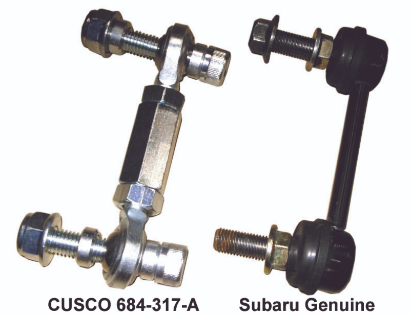 Cusco Sway Bar Link Rear Pillowball Fixed Length Non-Adjustable BP9 Legacy-GT - 684 317 A