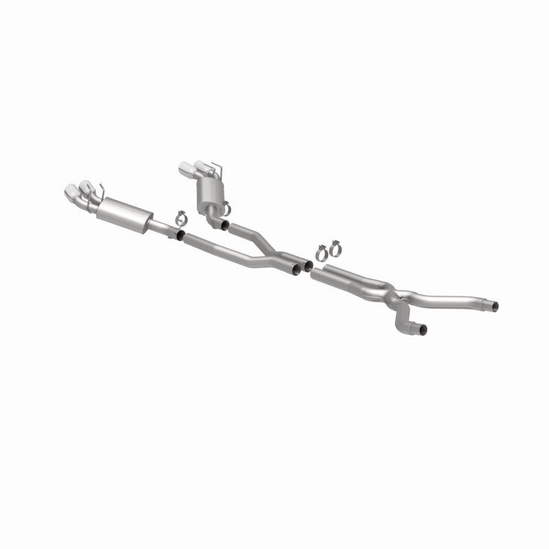 MagnaFlow 13 Chevy Camaro V8 6.2L S/C Quad Split Rear Exit Cat Back Perf Exhaust - 15053