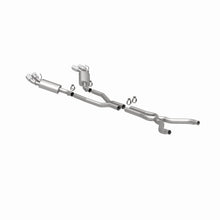 Load image into Gallery viewer, MagnaFlow 13 Chevy Camaro V8 6.2L S/C Quad Split Rear Exit Cat Back Perf Exhaust - 15053