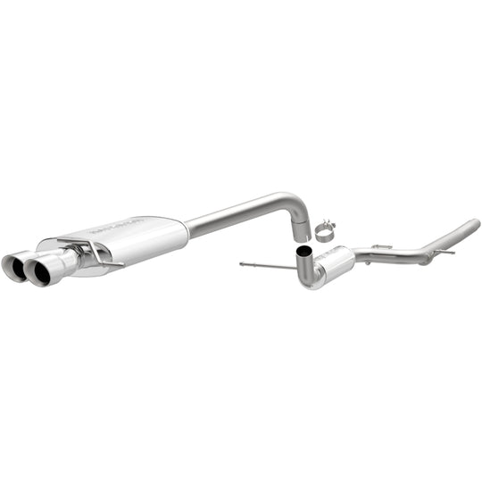 MagnaFlow Performance Cat-Back Exhaust System Dual Straight Drive Side Rear Exit 11-14 VW Jetta 2.0L - 15486