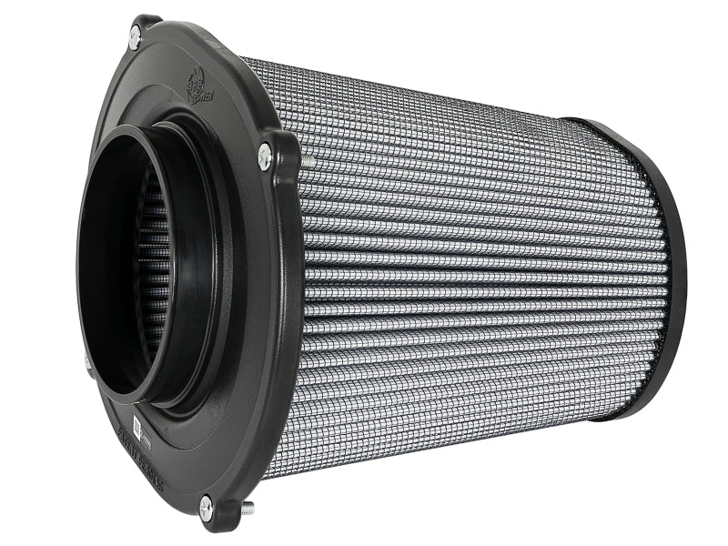 aFe Quantum Pro DRY S Air Filter Inverted Top - 5in Flange x 8in Height - Dry PDS - 21-91132