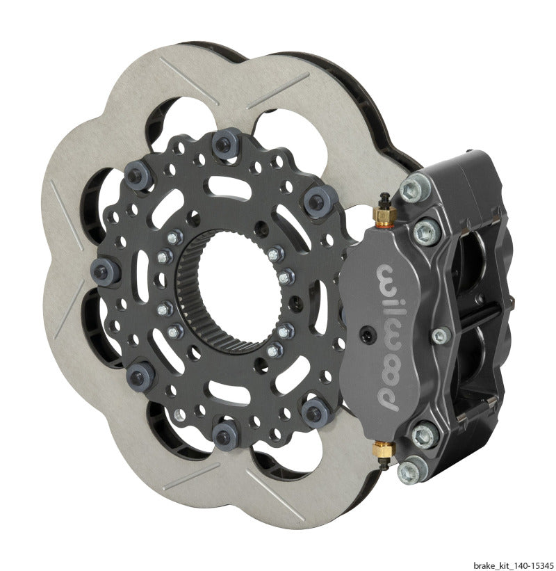 Wilwood Billet Narrow Dynalite Radial Mount Rear Inboard Sprint Kit 11.75in SuperAlloy Vented Rotor - 140-15345