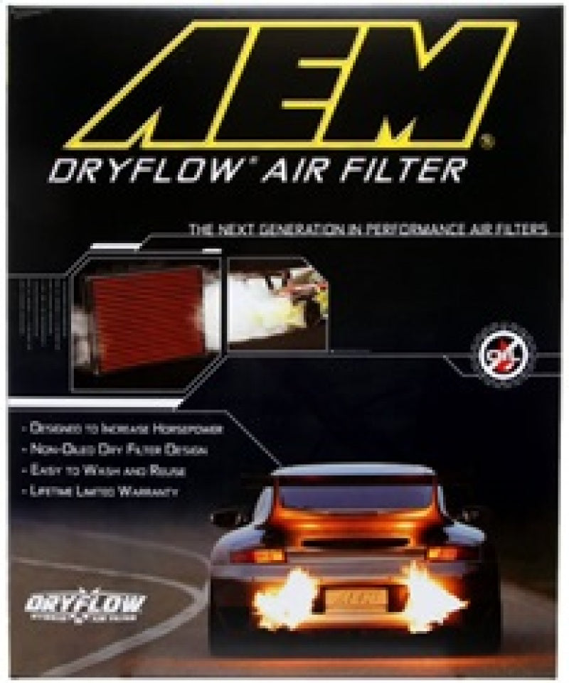 AEM Silverado/Sierra/Avalanche/Tahoe/Yukon 12.625in O/S L x 10in O/S W x 1.75in H DryFlow Air Filter - 28-20129