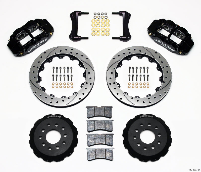 Wilwood Narrow Superlite 6R Front Hat Kit 12.88in Drilled 88-93 Corvette C4 - 140-8337-D