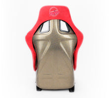 Load image into Gallery viewer, NRG FRP Bucket Seat ULTRA Edition - Large (Red Alcantara/Gold Glitter Back) - FRP-302RD-ULTRA