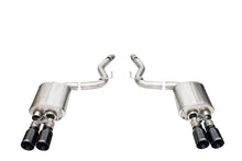 Load image into Gallery viewer, Corsa 2024-2025 Ford Mustang V8 5.0L 3in Axle-Back Exhaust System w/ Twin 4in Black Straight Tips - 21262BLK
