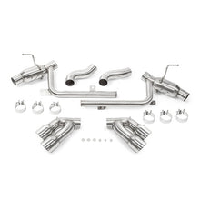 Load image into Gallery viewer, Mishimoto 2016+ Chevrolet Camaro SS Quad-Tip Pro Axle-Back Exhaust w/ Polished Tips