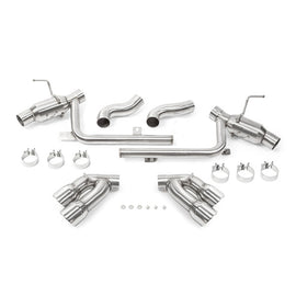 Mishimoto 2016+ Chevrolet Camaro SS Quad-Tip Pro Axle-Back Exhaust w/ Polished Tips