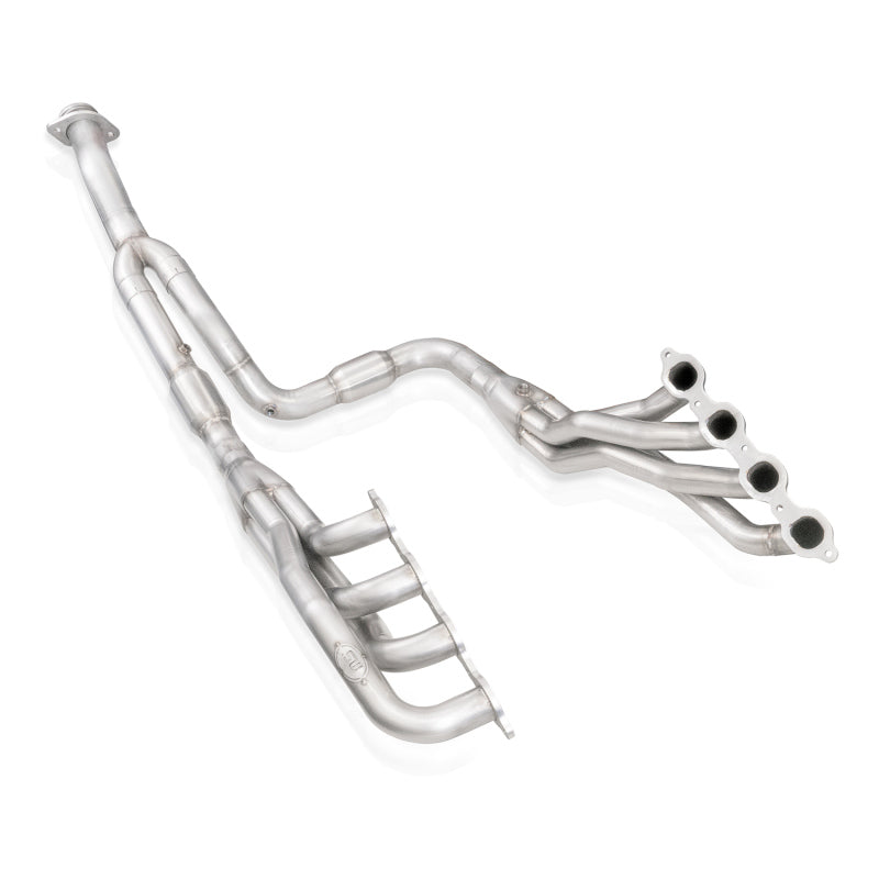 Stainless Works 2020-21 Silverado HD 6.6L 1-7/8in Long Tube Header Kit Factory Connect - CT220HSTCATY