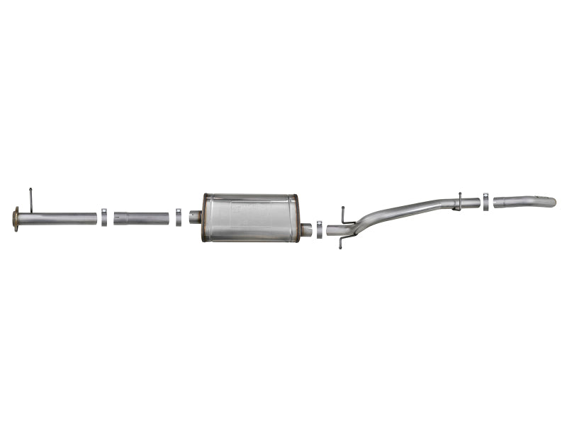 aFe MACH Force-Xp Hi-Tuck 3in. 409 SS C/B Exhaust 15-18 GM Colorado/Canyon L4-2.5L/V6-3.6L - Raw Tip - 49-44099