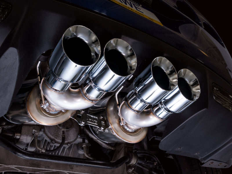 AWE Tuning C6 Chevrolet Corvette Z06/ZR1 Touring Edition Axle-Back Exhaust w/ Chrome Silver Tips - 3015-42606
