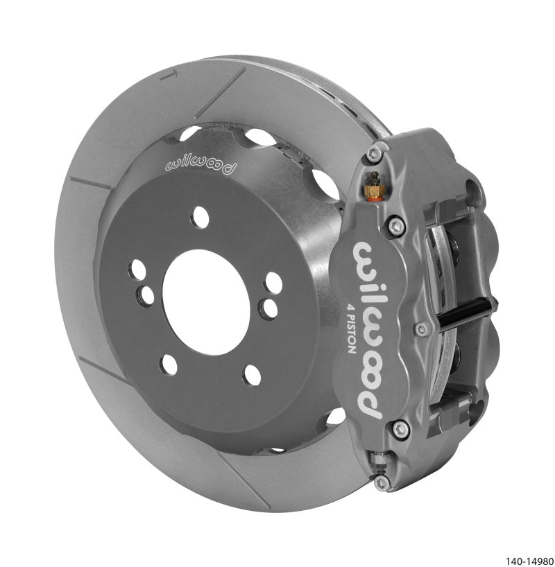 Wilwood Superlite 4R/ST Rear 12.88in Road Race Kit - Gray Hard Anodize 00-06 BMW M3 (E46) - 140-14980