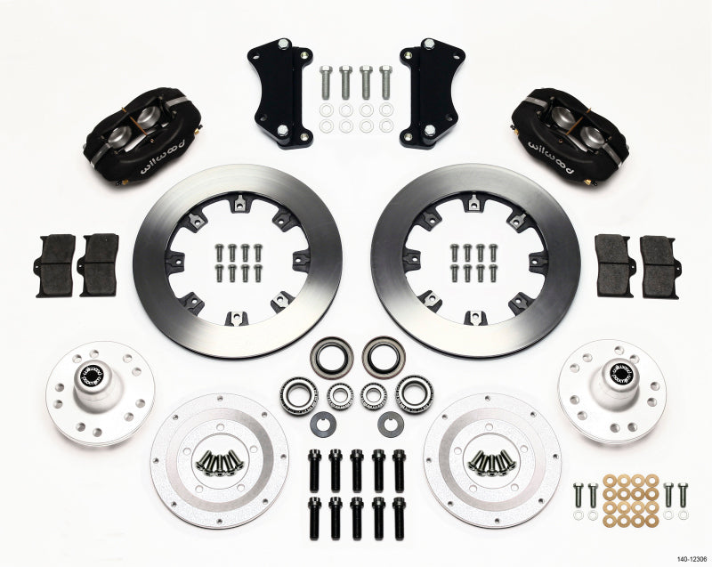 Wilwood Forged Dynalite Front Kit 12.19in Heidts Tri -5 2 inch Drop Spindle - 140-12306