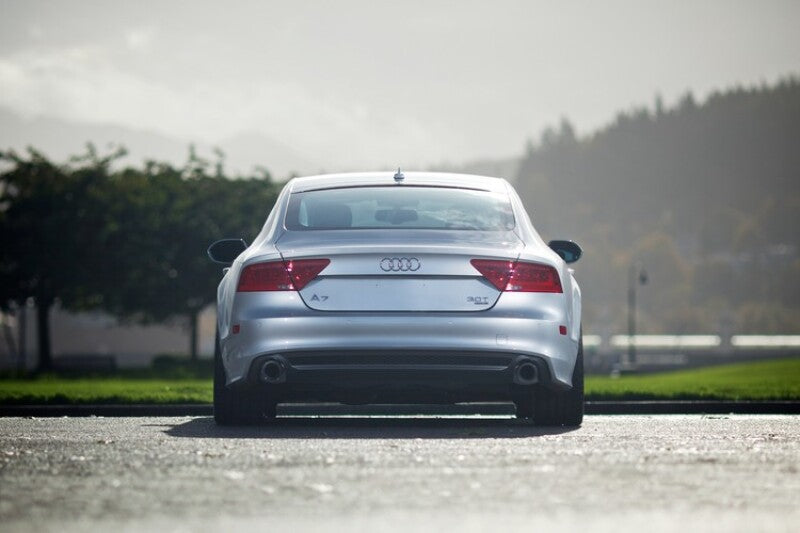 AWE Tuning Audi C7 A7 3.0T Touring Edition Exhaust - Dual Outlet Chrome Silver Tips - 3015-32070