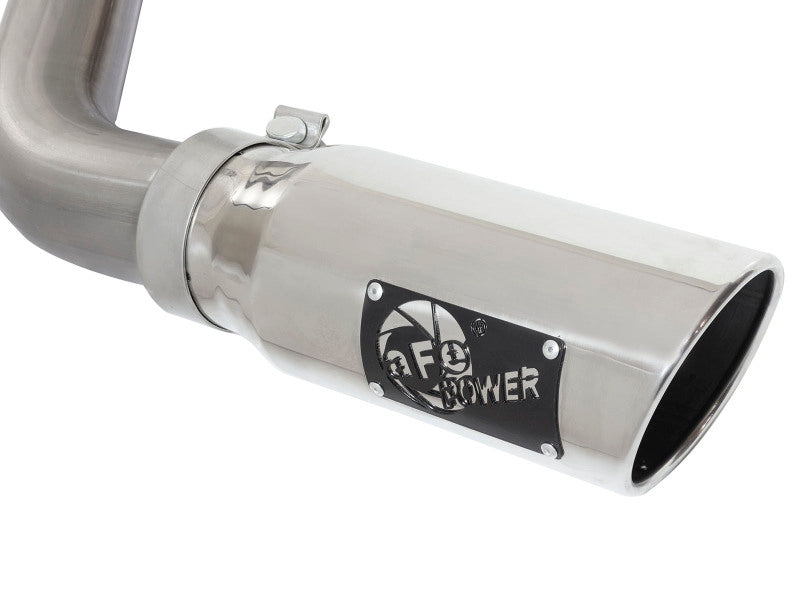 aFe MACH Force-Xp 3in CB SS Dual Exhaust w/Polished Tips 09-16 GM Silverado/Sierra 4.3L/4.8L/5.3L - 49-44071-P