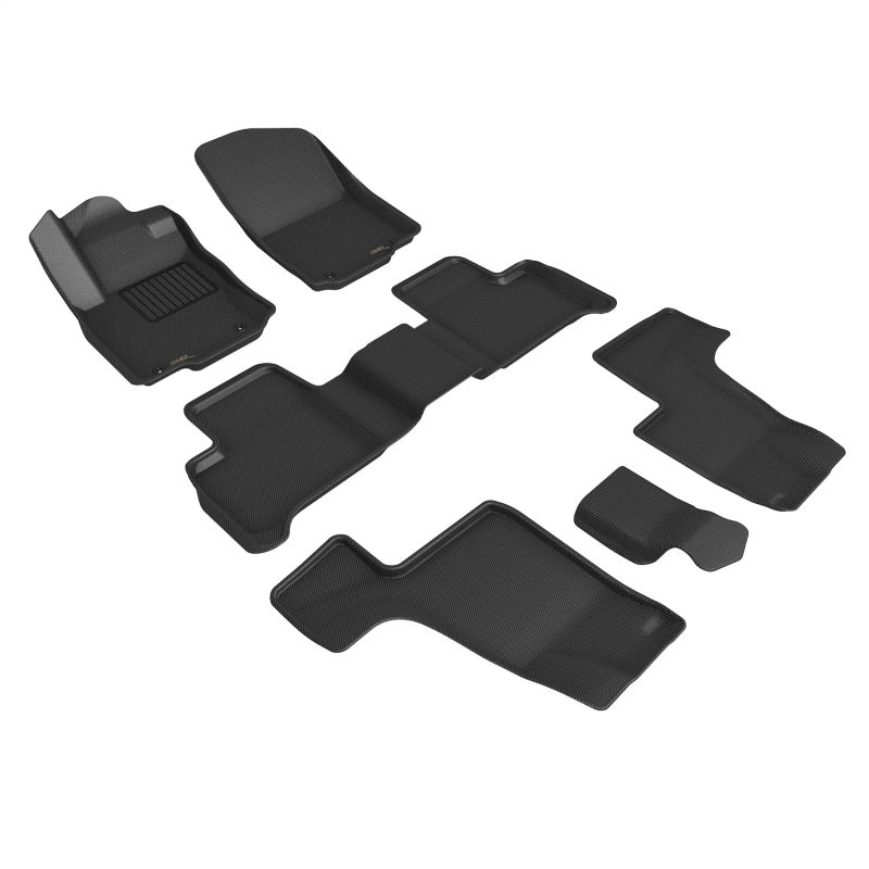 3D MAXpider 13-19 Mercedes-Benz GLS/AMG GLS63 / GL-CLASS/GL 63 AMG Kagu Black Full Set - L1MB03901509