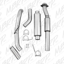 Load image into Gallery viewer, MBRP 11-13 Ford F150 SVT Raptor 6.2L EC-SB/CC-SB 3.5in Cat Back Single Exit Alum Exhaust System - S5228AL