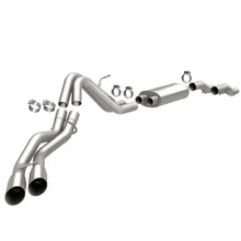 Load image into Gallery viewer, MagnaFlow 11 Ford F-150 3.7L/5.0L/6.2L SS Catback Exhaust Dual Same Side Exit w/ 3.5in SS Tips - 15461