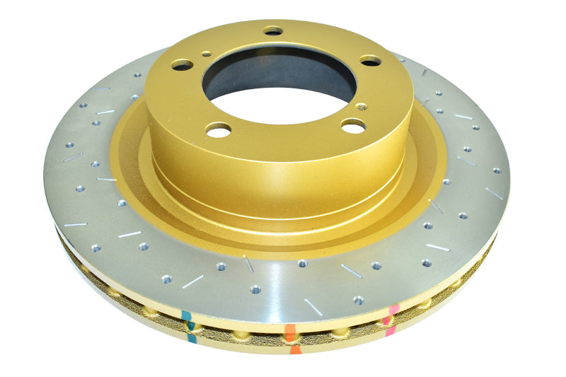 DBA 08-10 Toyota Sequoia/07-10 Tundra 2WD/4WD Front Drilled and Slotted 4000 Series Rotor - DBA42724XS