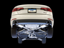 Load image into Gallery viewer, AWE Tuning Audi B9 A4 Touring Edition Exhaust Dual Outlet - Chrome Silver Tips (Includes DP) - 3015-32078