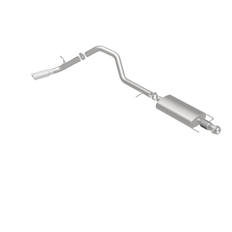 MagnaFlow 15-16 Ford Expedition V6 3.5L Cat-Back, SS, 4in Tip Single Psgr Side Exit - 19051