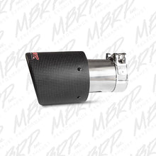 Load image into Gallery viewer, MBRP Universal Carbon Fiber Tip 4in OD / 2.5in Inlet / 7.7in L - T5123CF