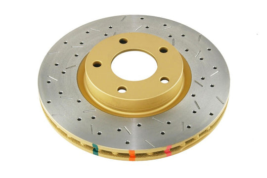 DBA 04-05 Mazda 3 2.3L (exc. MazdaSpeed) Front Drilled & Slotted 4000 Series Rotor - DBA42956XS