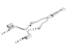 Load image into Gallery viewer, Borla 15-16 Dodge Charger Hellcat 6.2L V8 ATAK Catback Exhaust w/ Valves No Tips Factory Valance - 140669