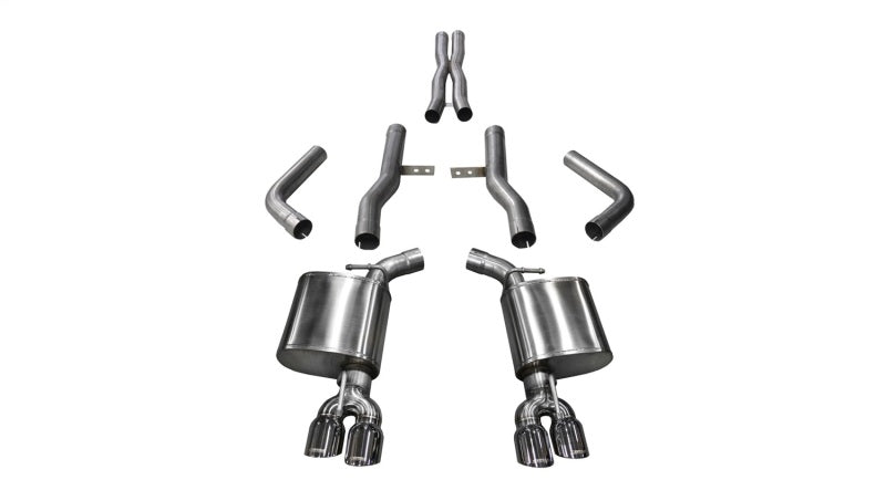 Corsa 2017-2023 Dodge Challenger 5.7L V8 Xtreme Cat-Back Dual Rear Exit w/3.5in Polished Tips - 21006