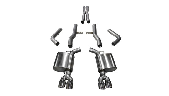 Corsa 2017-2023 Dodge Challenger 5.7L V8 Xtreme Cat-Back Dual Rear Exit w/3.5in Polished Tips - 21006