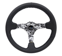 Load image into Gallery viewer, NRG Reinforced Steering Wheel (350mm / 3in. Deep) Blk Leather w/Hydrodipped Digi-Camo Spokes - RST-036DC-R