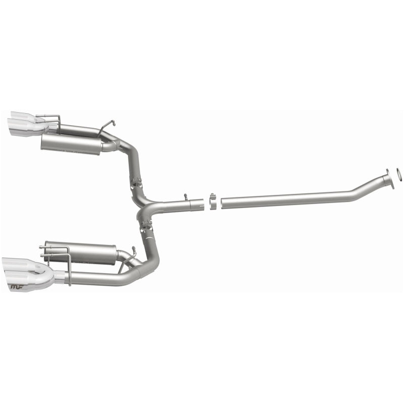 MagnaFlow 18-19 Toyota Camry XSE 2.5L (FWD) Street Series Cat-Back Exhaust w/4in Polished Quad Tips - 19494